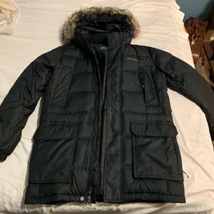 Eddie Bauer Black GOOSE DOWN Parka - Men’s Medium